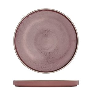 Luzerne Mod Smokey Plum Round Stackable Plate