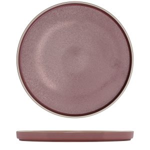 Luzerne Mod Smokey Plum Round Stackable Plate