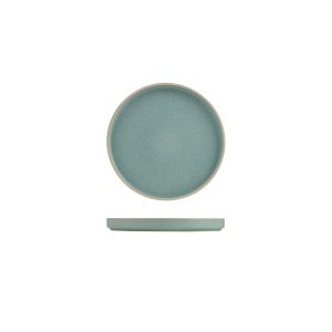 Luzerne Mod Frosted Blue Round Stackable Plate