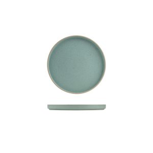 Luzerne Mod Frosted Blue Round Stackable Plate