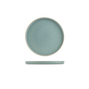Luzerne Mod Frosted Blue Round Stackable Plate