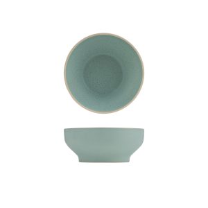 Luzerne Mod Frosted Blue Round Bowl