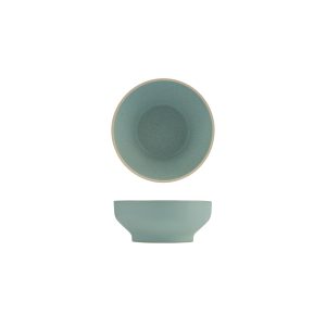 Luzerne Mod Frosted Blue Round Bowl