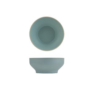 Luzerne Mod Frosted Blue Round Bowl