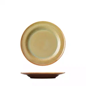 Luzerne Cottage Cinnamon Round Plate - Wide Rim