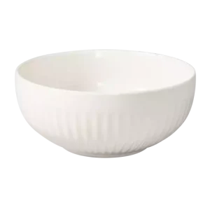 Luzerne Cottage White Round Bowl