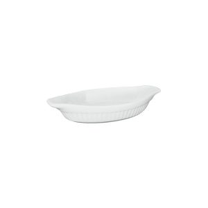 Duraceram Oval Au Gratin - Ribbed