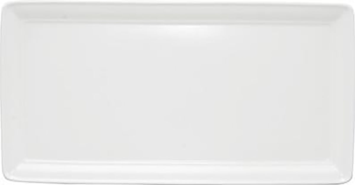 Aura Matt White Rectangle Tray 270x140mm