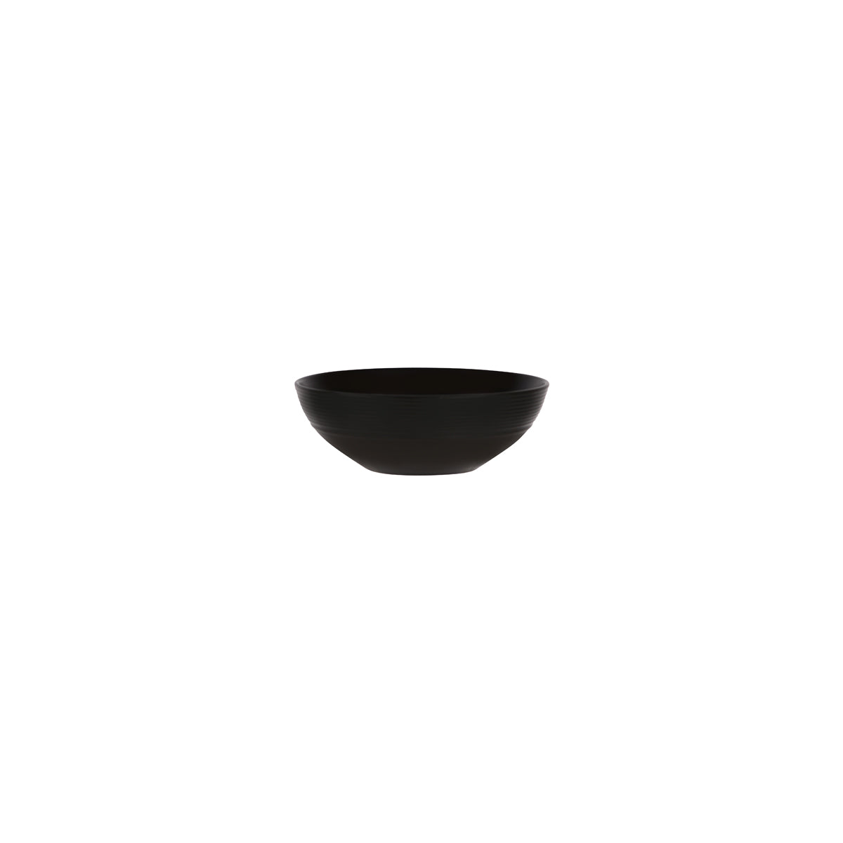 Aura Matt Black Round Cereal Bowl 157mm