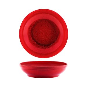 Artistica Reactive Red Round Flared Bowl 230mm