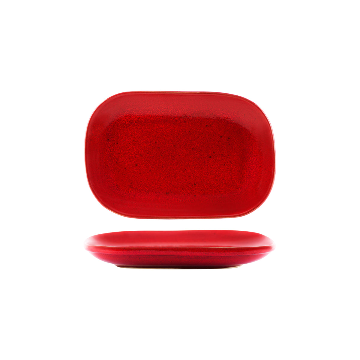 Artistica Reactive Red Rectangular Plate 240x160mm