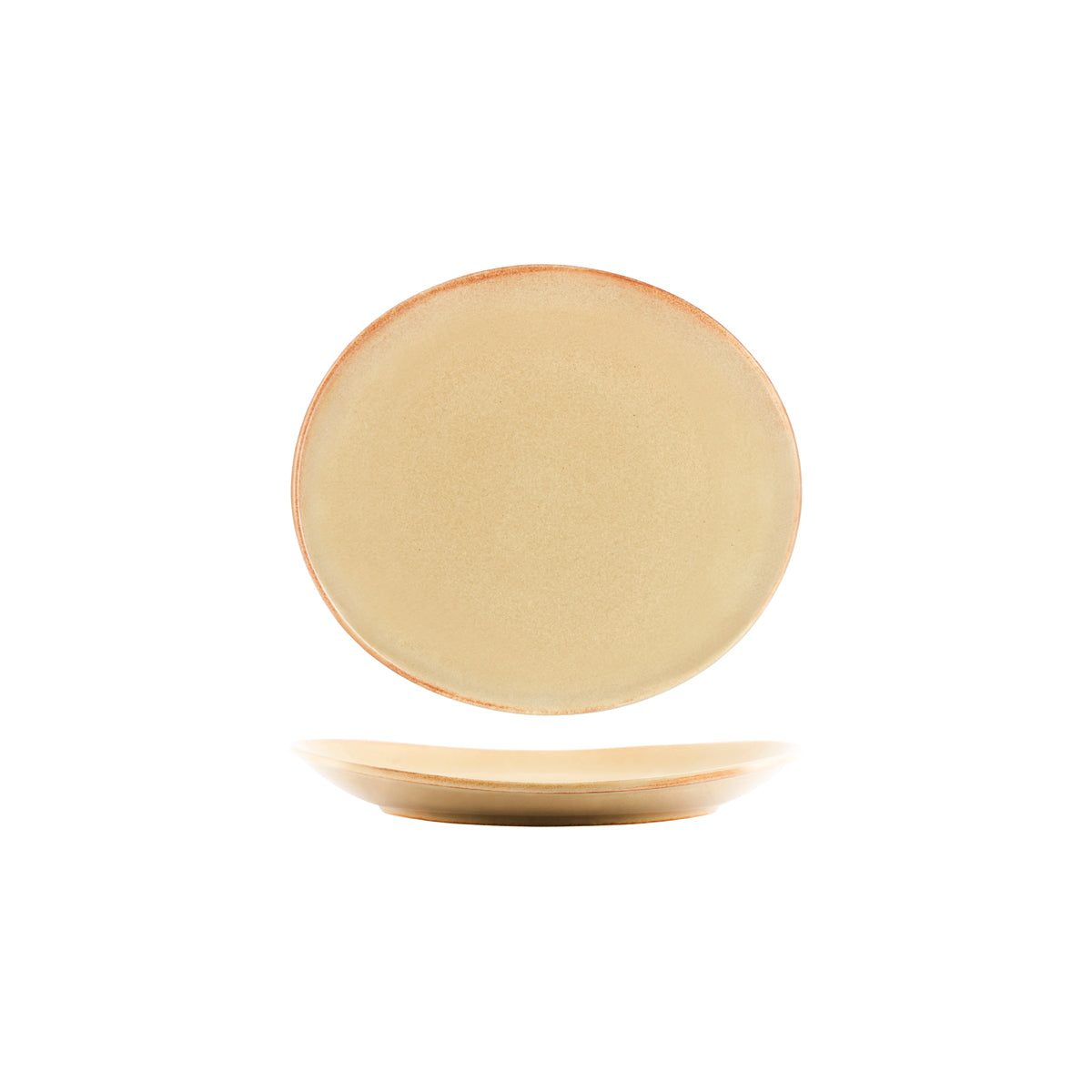 Artistica Flame Oval Plate 210x190mm