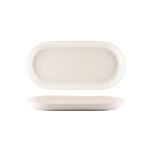 Artistica Sand Oval Coupe Plate 300x140mm
