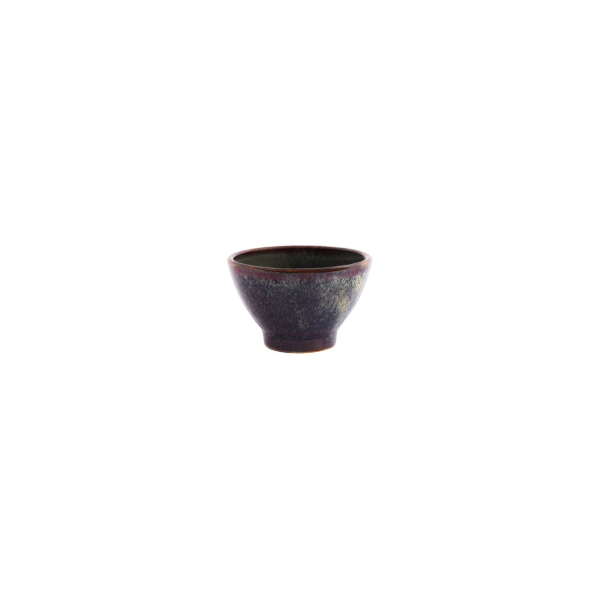 Artistica Reactive Brown Footed Sauce Dish 75mm