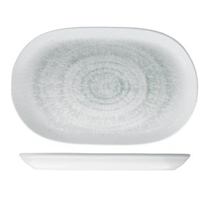 ID Fine Glacier Oval Coupe Platter