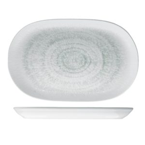ID Fine Glacier Oval Coupe Platter