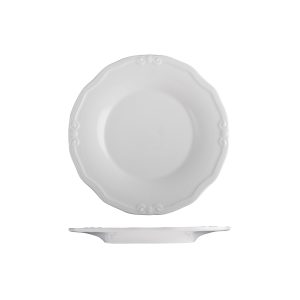 ID Fine Tiffany Scalloped Plate