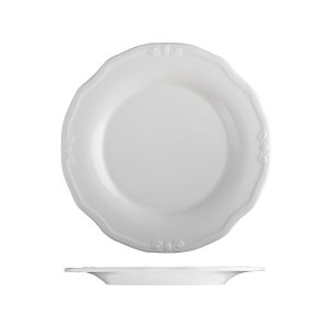 ID Fine Tiffany Scalloped Plate