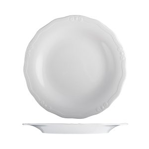 ID Fine Tiffany Scalloped Plate