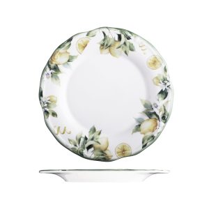 ID Fine Sorrento Scalloped Plate