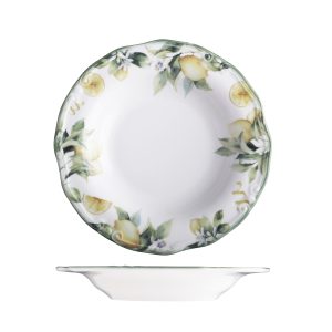 ID Fine Sorrento Scalloped Pasta Bowl