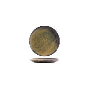 Artistica Reactive Brown Round Plate 190mm