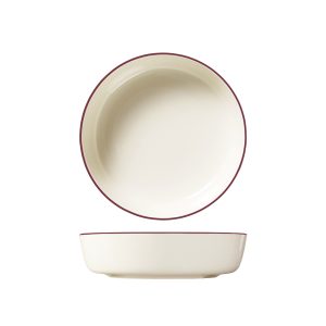 ID Fine Modest Maroon Coupe Share Bowl