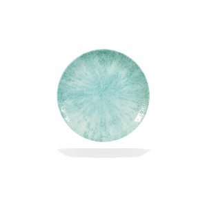 Studio Prints Stone Aquamarine Round Coupe Plate