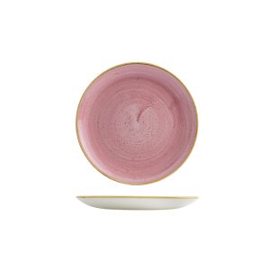 Stonecast by Churchill Stonecast Petal Pink Round Coupe Plate