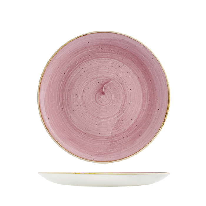 Stonecast by Churchill Stonecast Petal Pink Round Coupe Plate