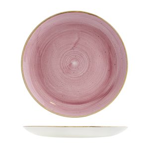 Stonecast by Churchill Stonecast Petal Pink Round Coupe Plate