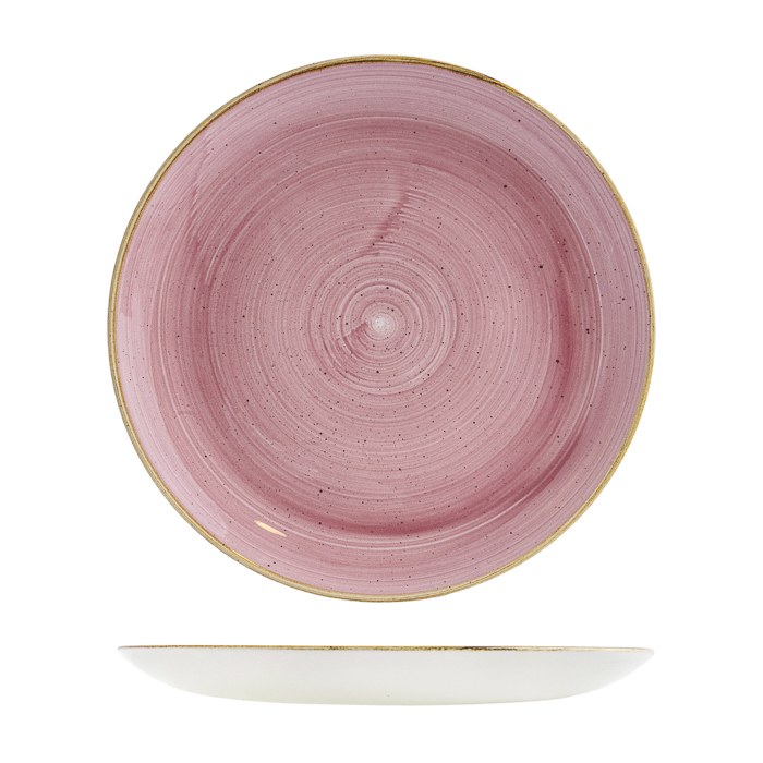 Stonecast by Churchill Stonecast Petal Pink Round Coupe Plate