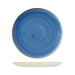 Stonecast by Churchill Stonecast Cornflower Blue Round Coupe Plate