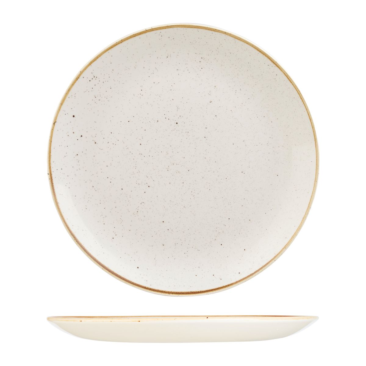 Stonecast by Churchill Stonecast Barley White Round Coupe Plate