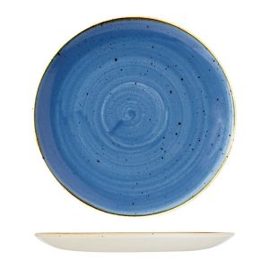 Stonecast by Churchill Stonecast Cornflower Blue Round Coupe Plate