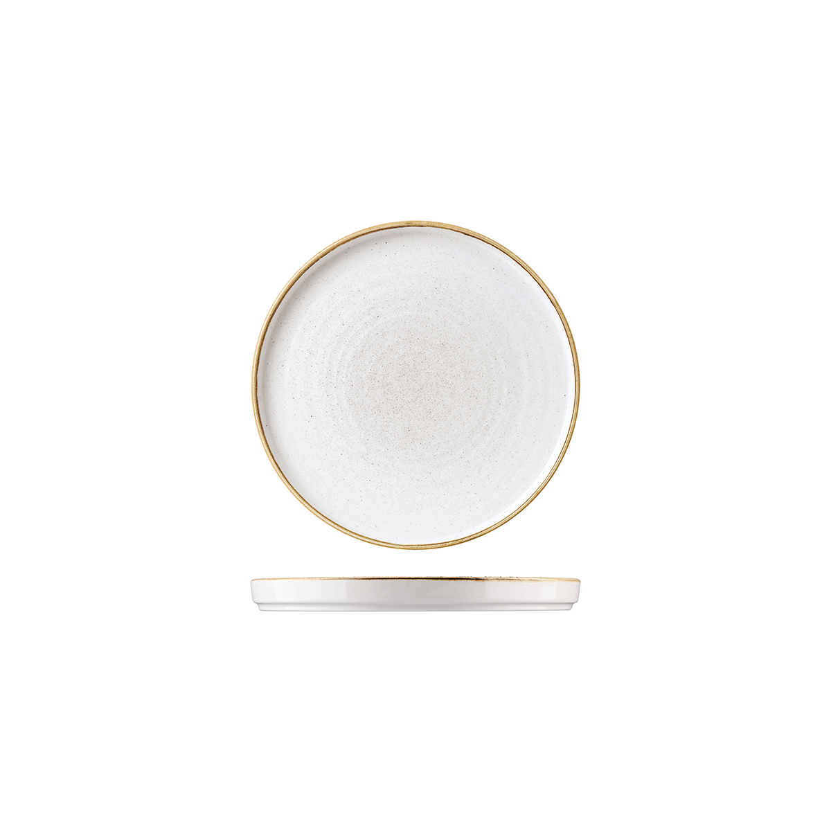 Stonecast by Churchill Stonecast Barley White Round Walled Plate