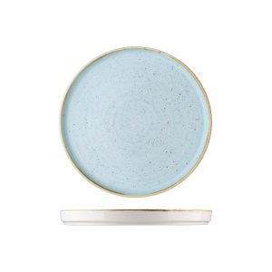 Stonecast by Churchill Stonecast Duck Egg Round Walled Plate