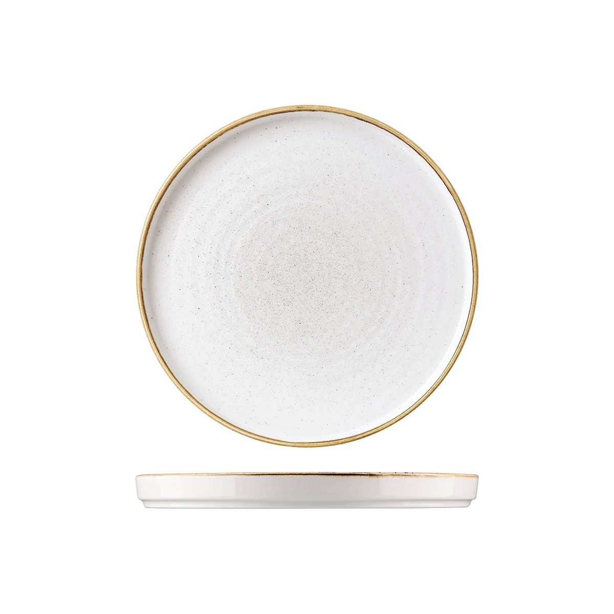 Stonecast by Churchill Stonecast Barley White Round Walled Plate