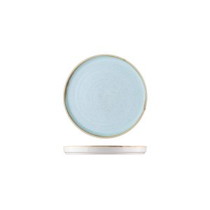 Stonecast by Churchill Stonecast Duck Egg Round Walled Plate