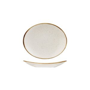 Stonecast by Churchill Stonecast Barley White Oval Coupe Plate