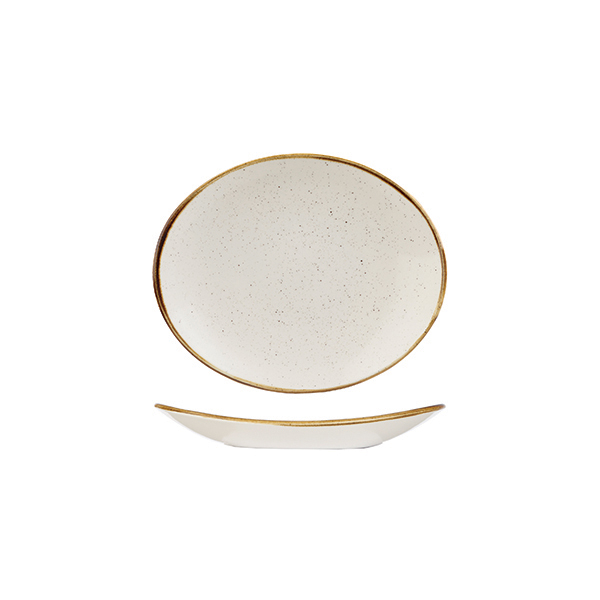 Stonecast by Churchill Stonecast Barley White Oval Coupe Plate