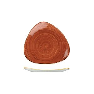 Stonecast by Churchill Stonecast Spiced Orange Triangular Plate
