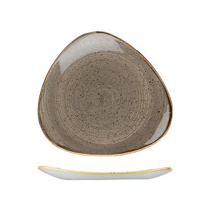 Stonecast by Churchill Stonecast Peppercorn Grey Triangular Plate