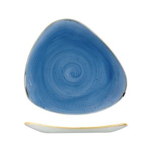 Stonecast by Churchill Stonecast Cornflower Blue Triangular Plate