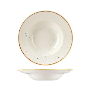 Stonecast by Churchill Stonecast Barley White Soup / Pasta Bowl Wide Rim