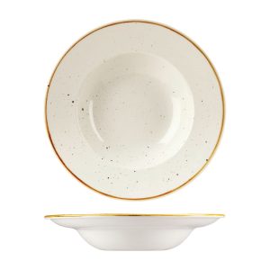 Stonecast by Churchill Stonecast Barley White Soup / Pasta Bowl Wide Rim