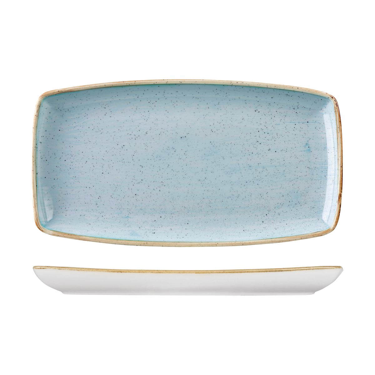 Stonecast by Churchill Stonecast Duck Egg Oblong Chef's Plate