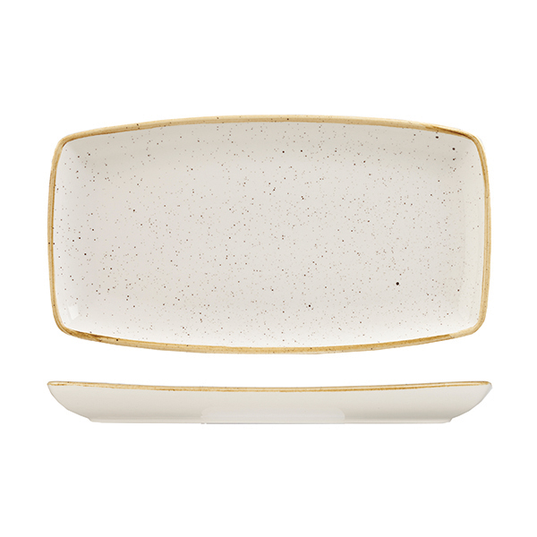 Stonecast by Churchill Stonecast Barley White Oblong Plate