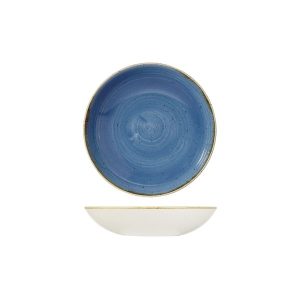 Stonecast by Churchill Stonecast Cornflower Blue Round Coupe Bowl