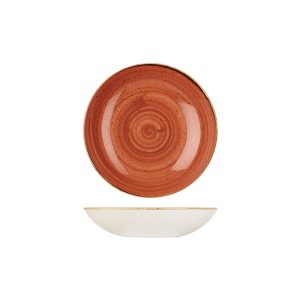 Stonecast by Churchill Stonecast Spiced Orange Round Coupe Bowl
